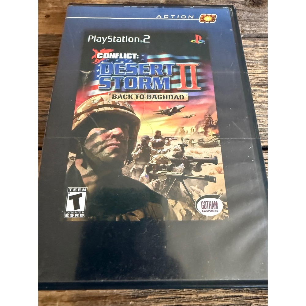 PlayStation 2 Conflict Desert Storm II Back to Baghdad Hollywood‎ video rental